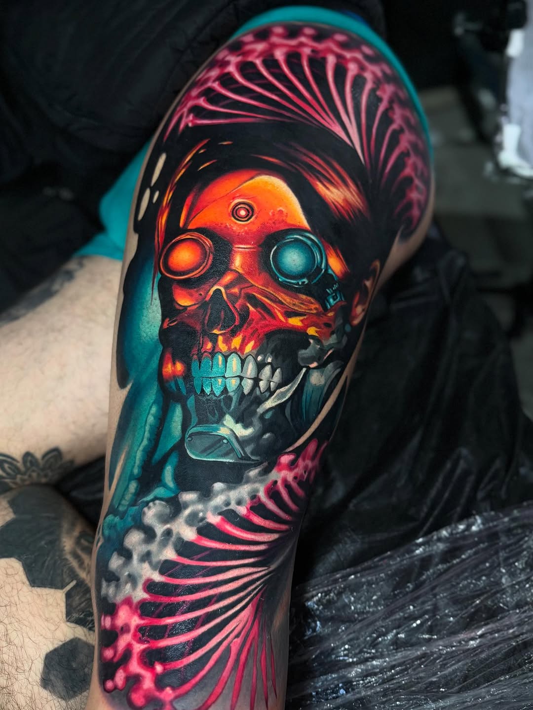 Tattoo by @sketchink08 β realism, trash_polka