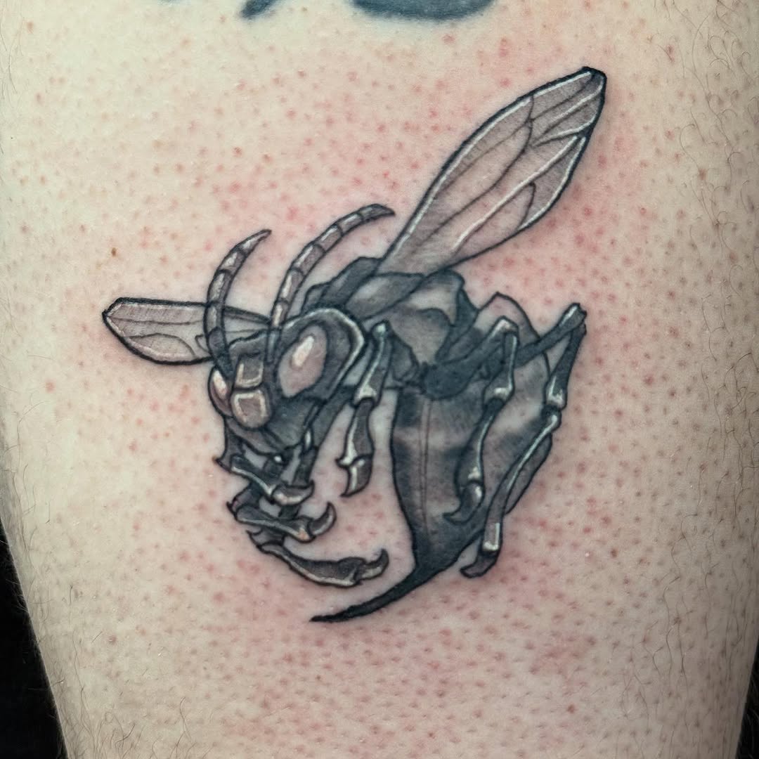 Tattoo by @artworkbyreece — black_and_grey, realism