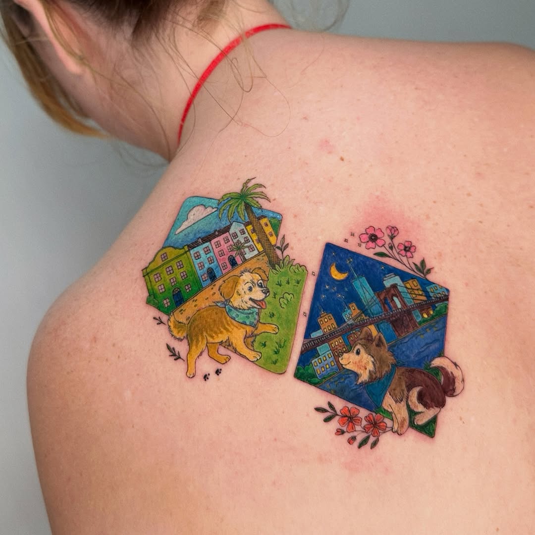 Tattoo by @kkommmander.ink — new_school, illustrative