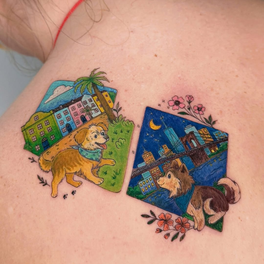 Tattoo by @kkommmander.ink — new_school, illustrative