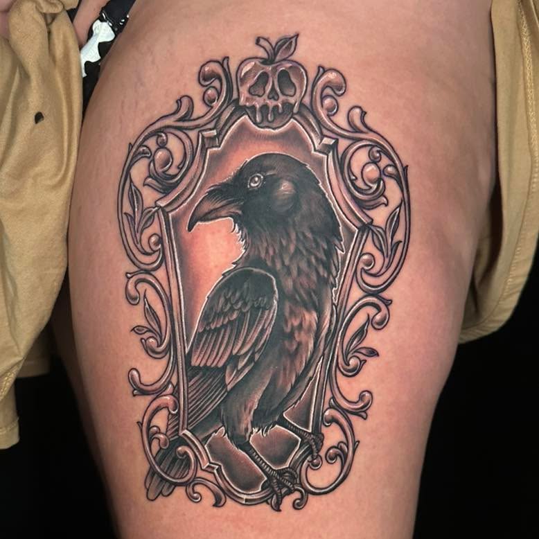 Tattoo by @sailorlori — black_and_grey, realism