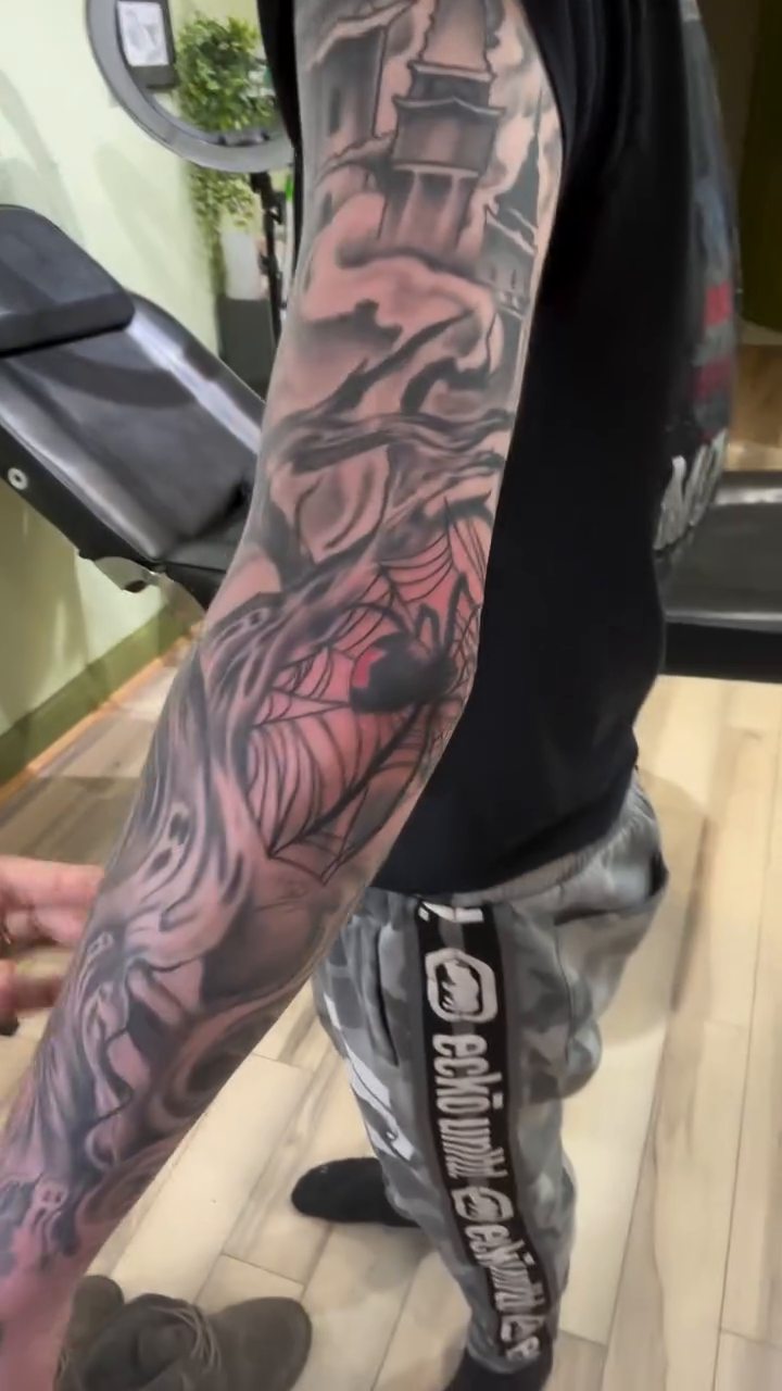 Tattoo by @inkys_ink — realism, black_and_grey