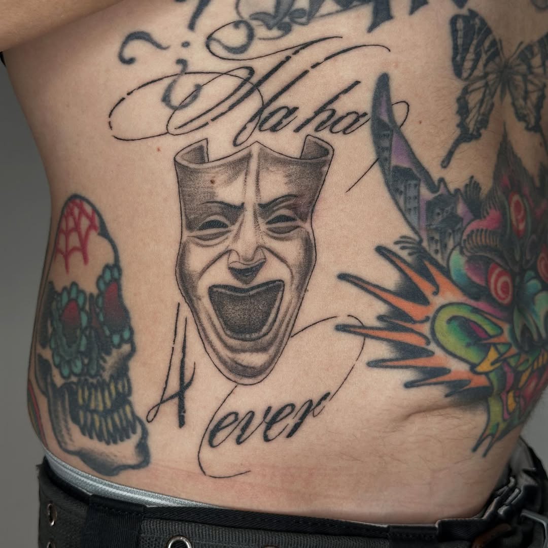 Tattoo by @good.boi.ink — realism, lettering_script