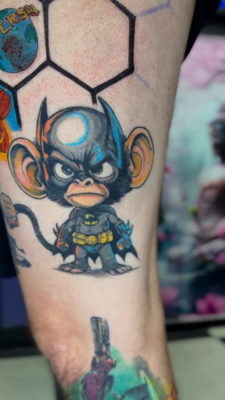 Tattoo by @monkey.d.joel — new_school, anime