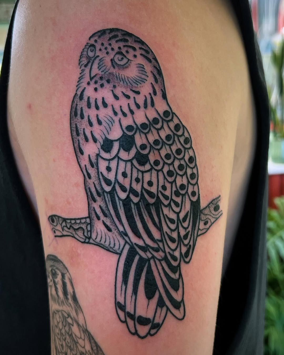 Tattoo by @eekpdx β black_and_grey, dotwork