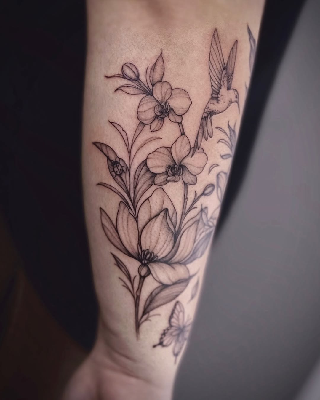 Tattoo by @inkedbyivy — illustrative, black_and_grey
