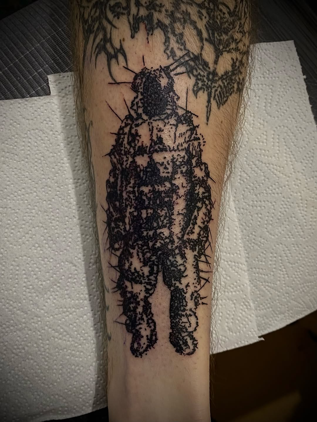 Tattoo by @zkp_tattoo — blackwork