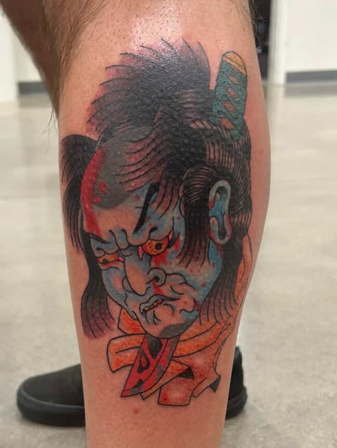 Tattoo by @inkedbybrianpdx — japanese_irezumi, black_and_grey