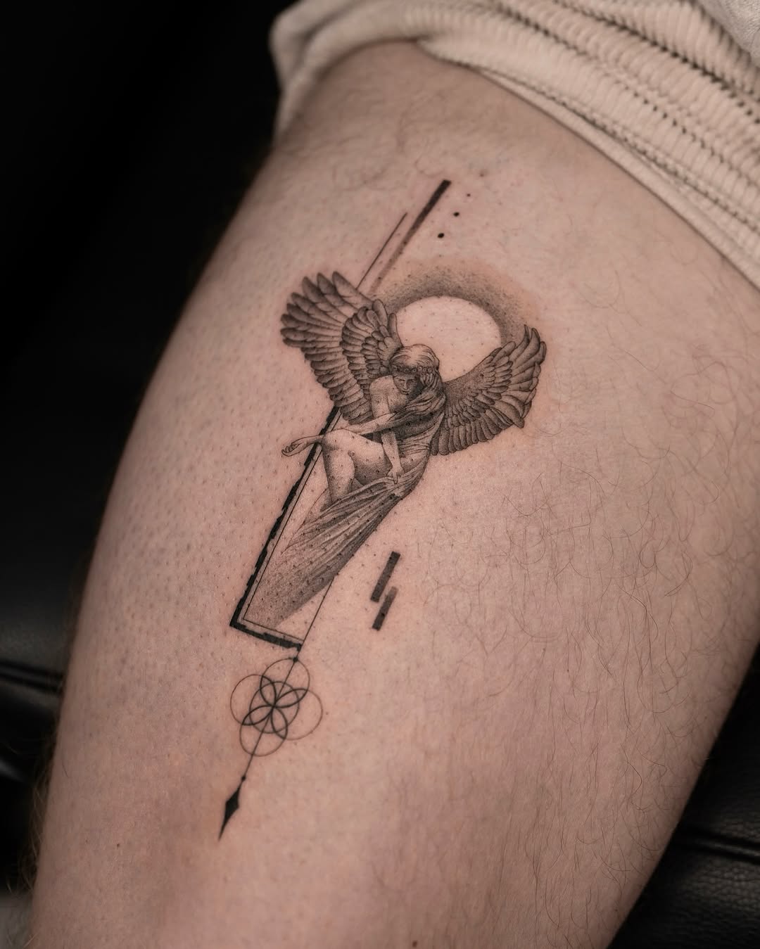 Tattoo by @tyswork — black_and_grey, realism