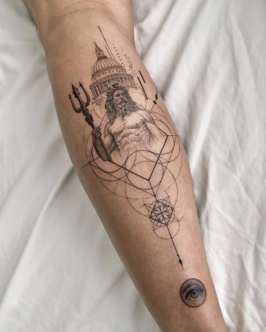 Tattoo by @tyswork — realism, geometric