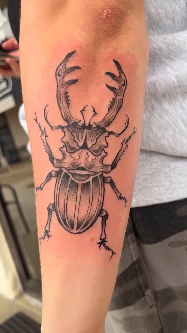Tattoo by @tatz.by.brooke — realism, black_and_grey