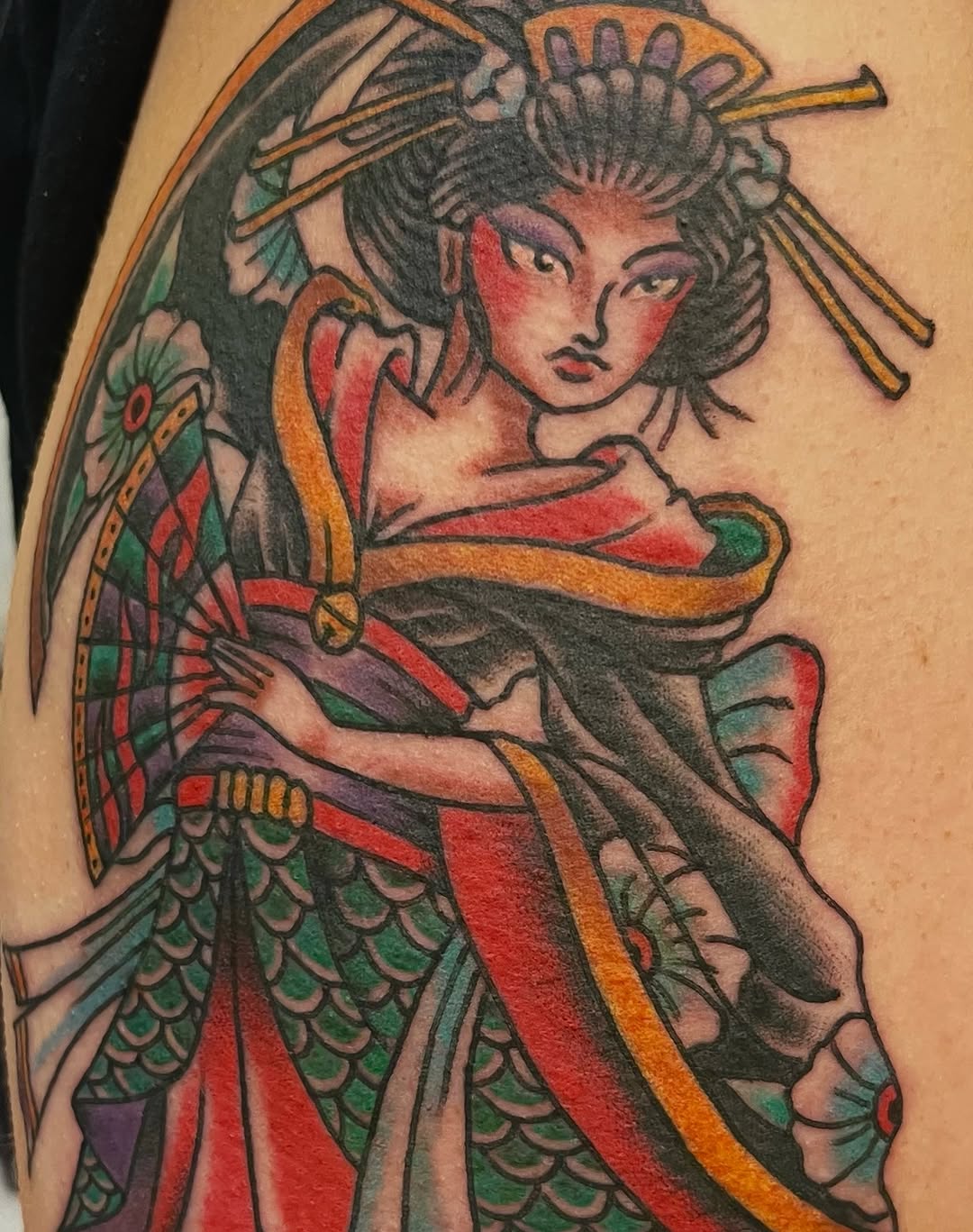 Tattoo by @ghostshipetattoos — japanese_irezumi, neo_traditional