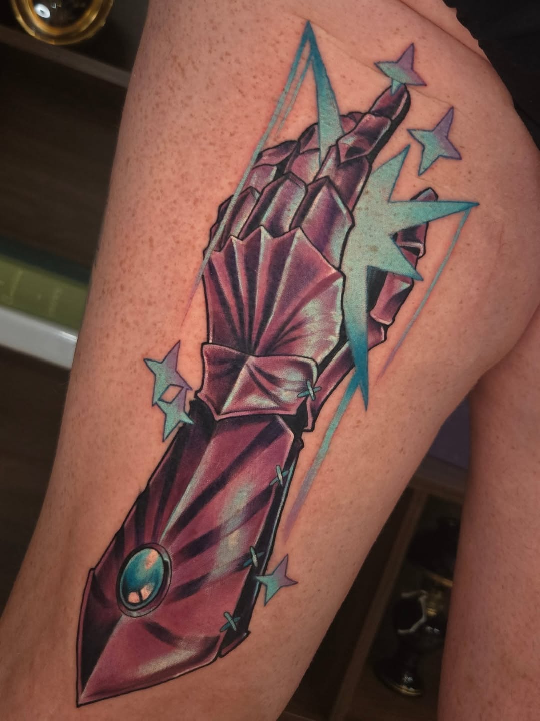 Tattoo by @skyla.bel — new_school, geometric