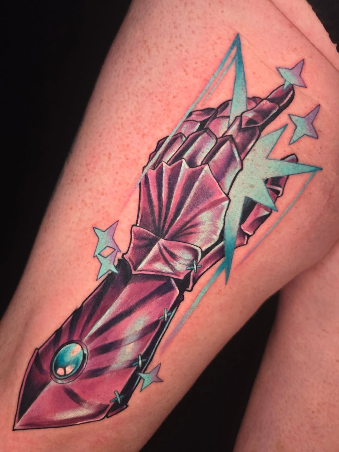 Tattoo by @skyla.bel — neo_traditional, realism