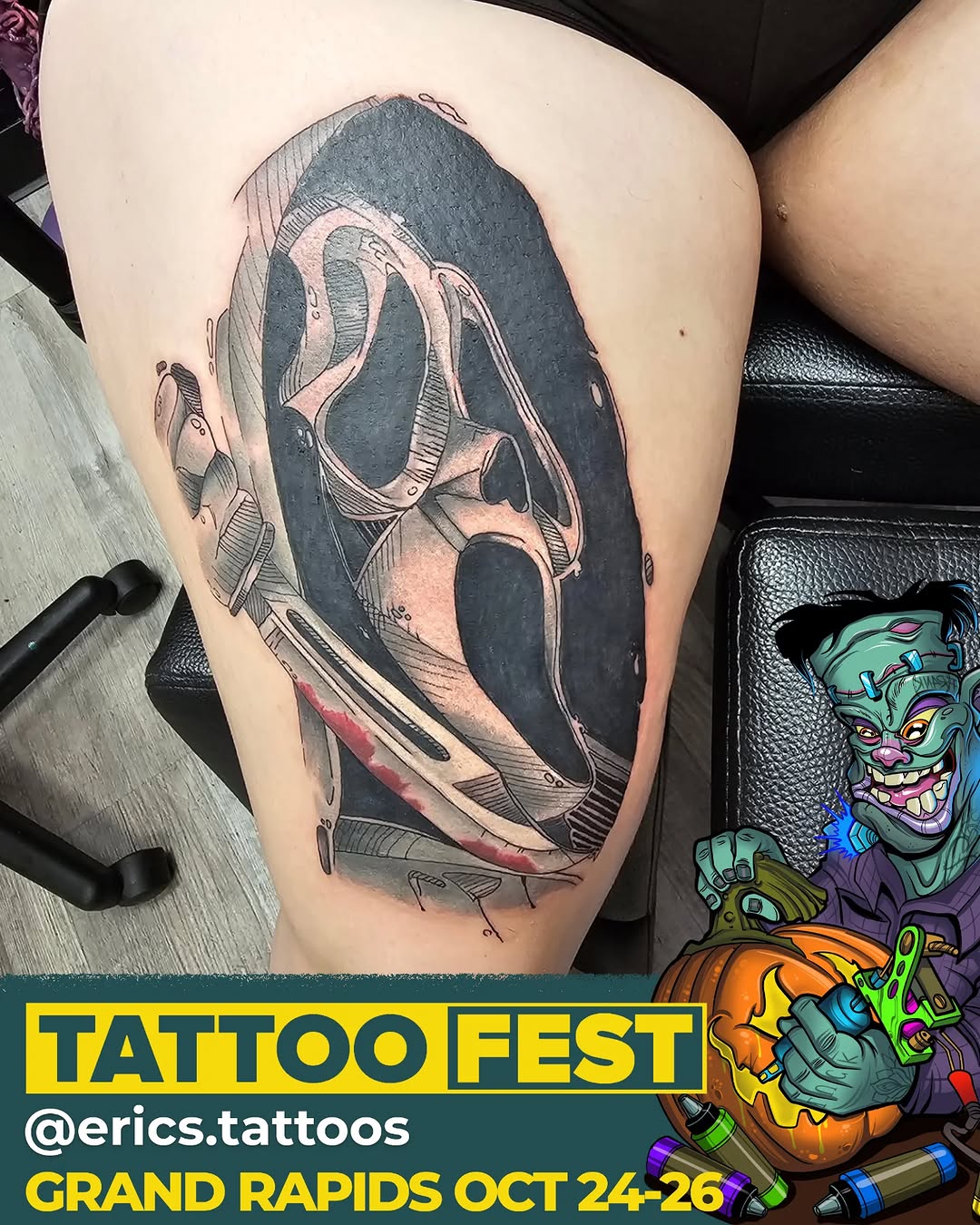 Tattoo by @erics.tattoos — black_and_grey, realism