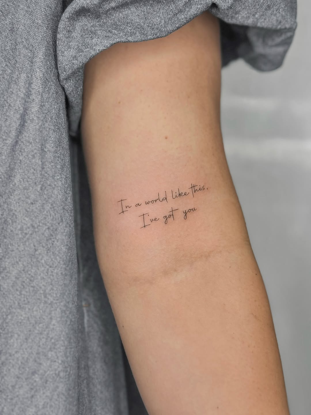 Tattoo by @starofdreams.tatt — fine_line, lettering_script