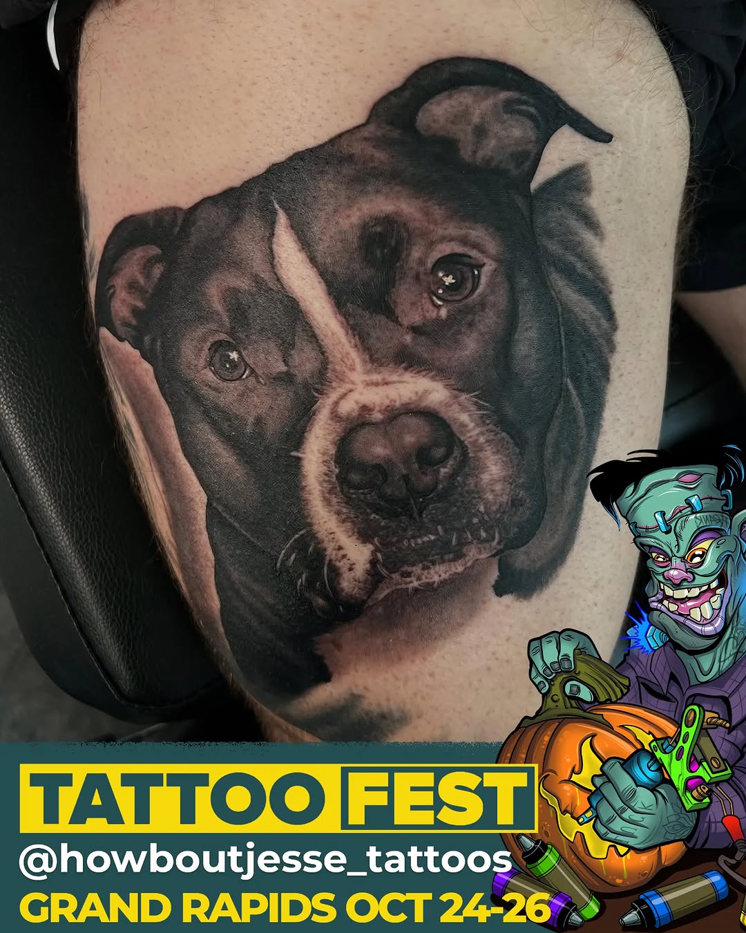 Tattoo by @howboutjesse_tattoos โ realism, black_and_grey