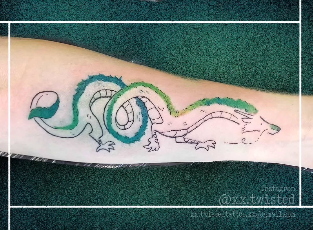 Tattoo by @xx.twisted — illustrative, anime