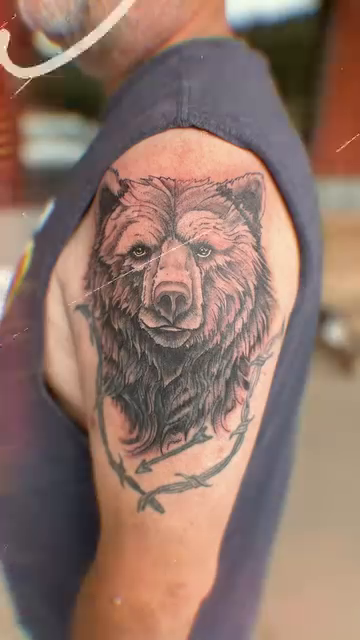 Tattoo by @samson.akers — black_and_grey, realism