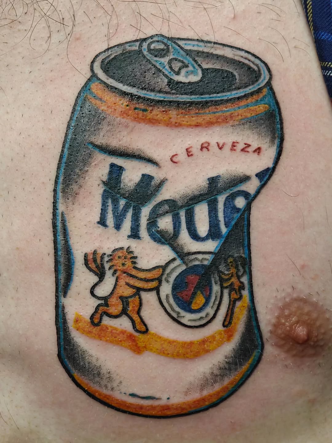 Tattoo by @reedblount — new_school, trash_polka