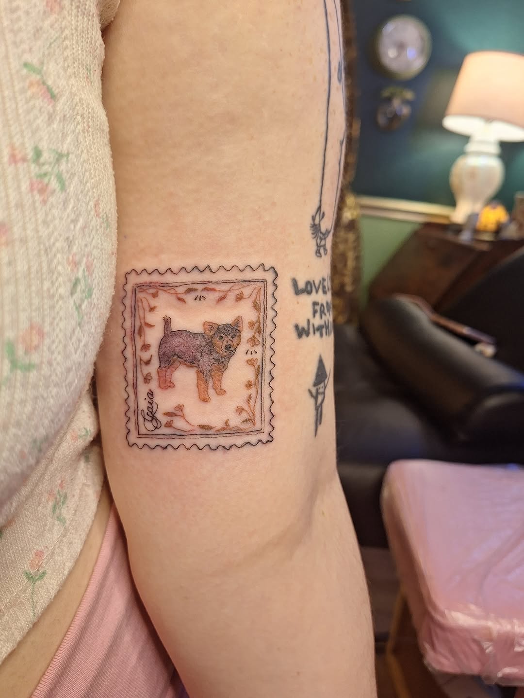 Tattoo by @mooonsnail — fine_line, realism