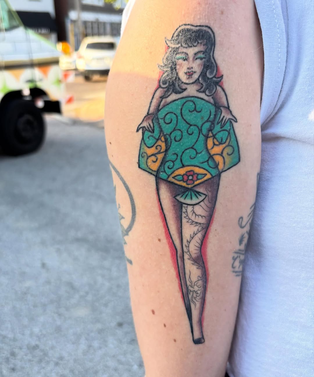 Tattoo by @angie_izbell β american_traditional, japanese_irezumi