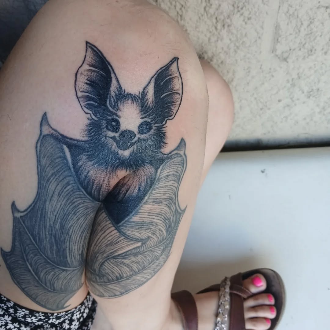 Tattoo by @jabbedbyjess — realism, black_and_grey