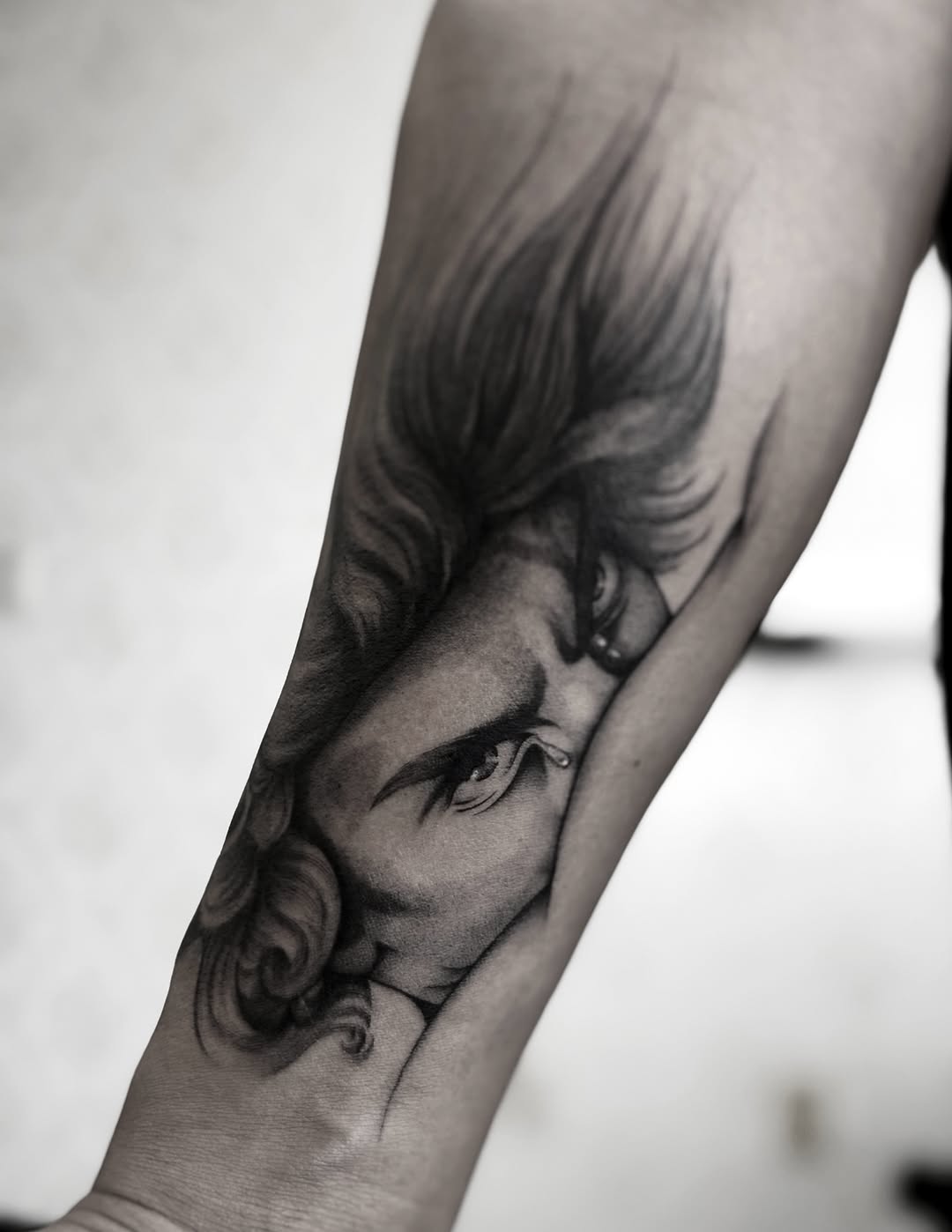 Tattoo by @alanis.ink — realism, black_and_grey