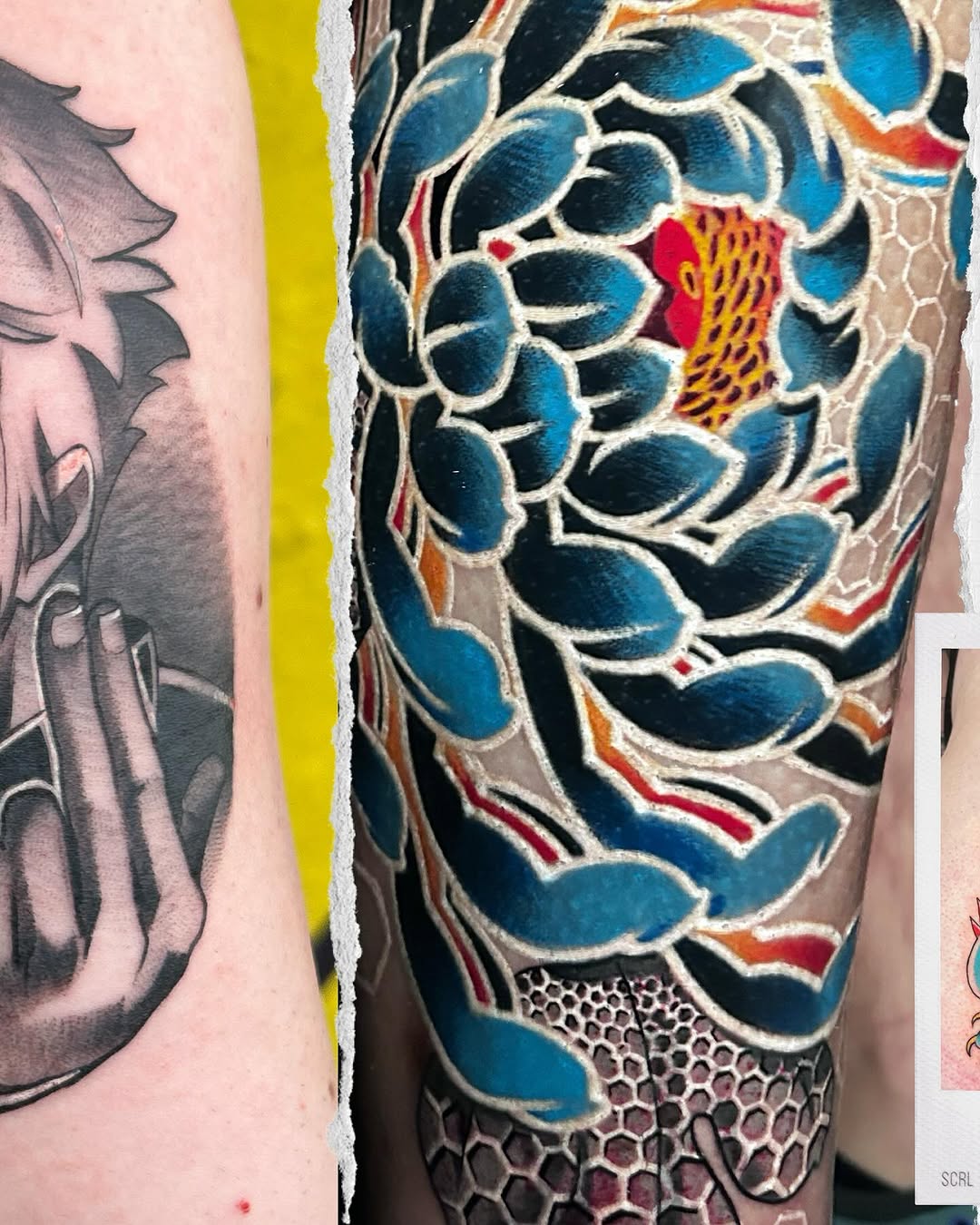 Tattoo by @ratgirltattoo โ japanese_irezumi, black_and_grey