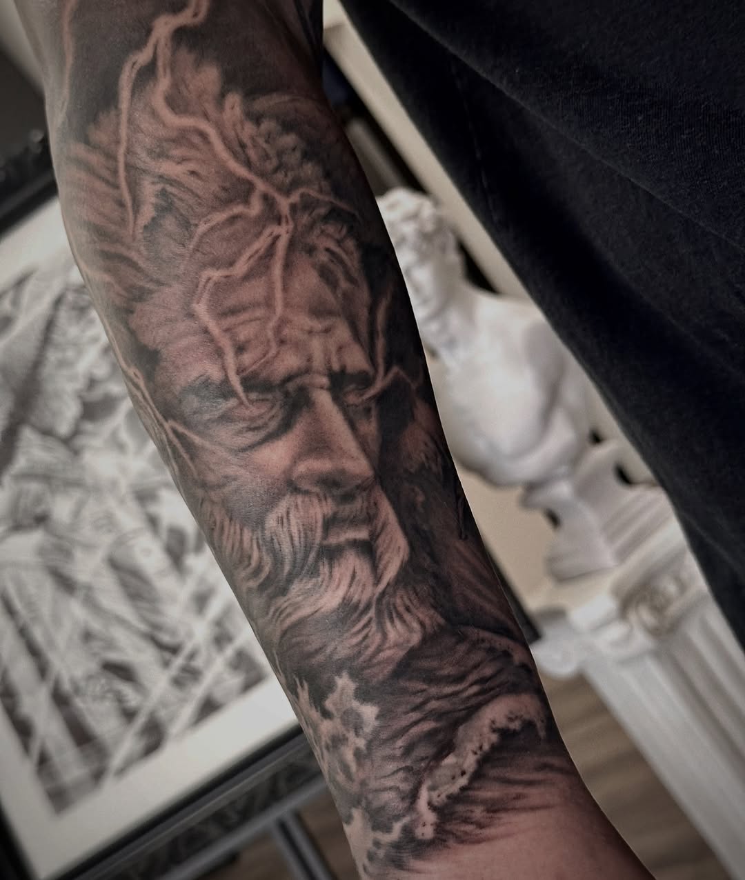 Tattoo by @shanesmith_ink โ realism, black_and_grey