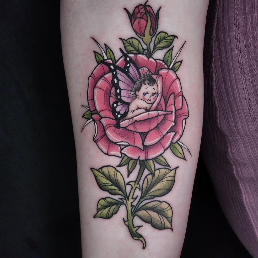 Tattoo by @punkinink — american_traditional, illustrative