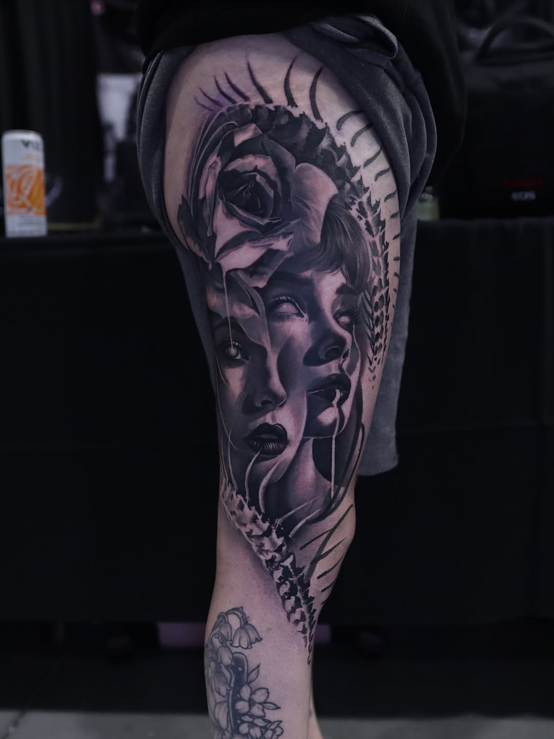 Tattoo by @naomiburke_ — realism, dark_realism