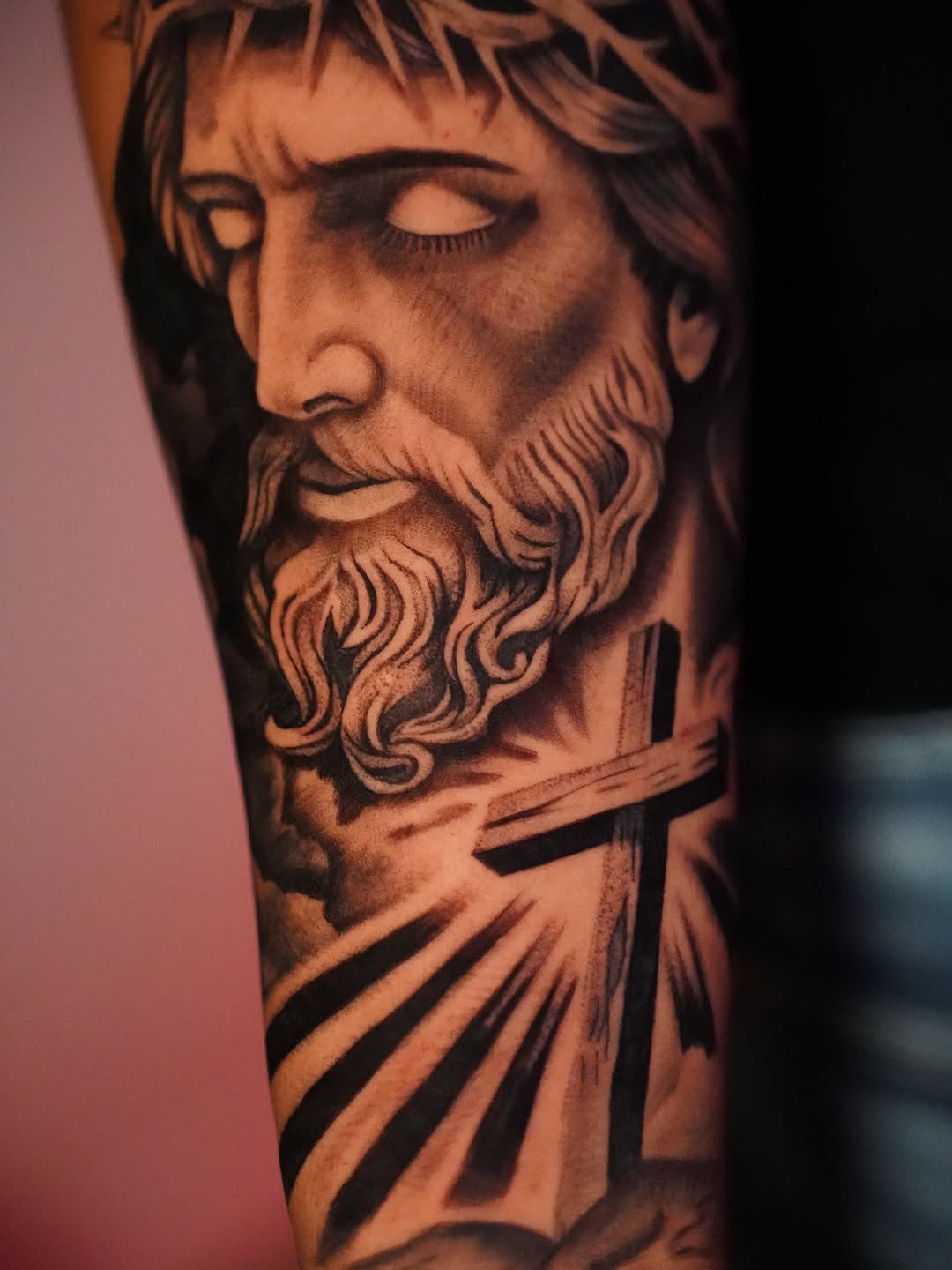 Tattoo by @mvp_tattoos — realism, black_and_grey