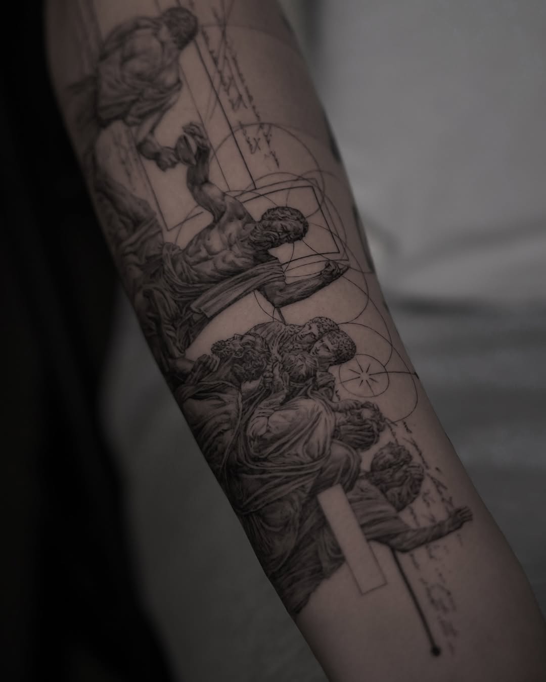 Tattoo by @the_devlintattoos โ realism, geometric