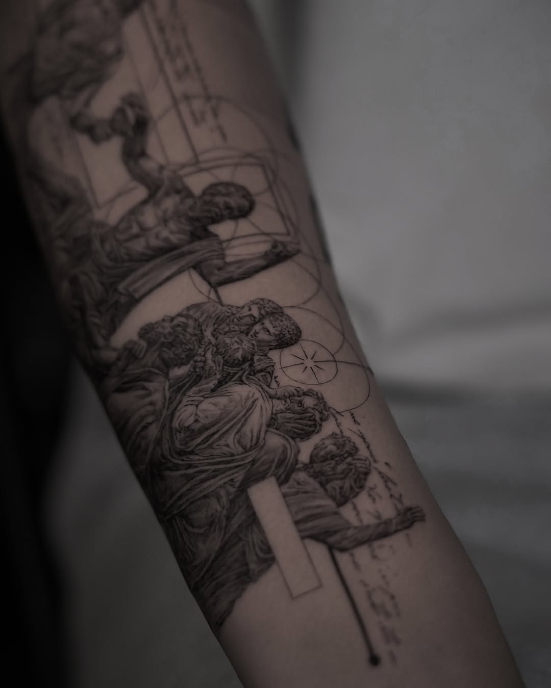 Tattoo by @the_devlintattoos โ realism, black_and_grey