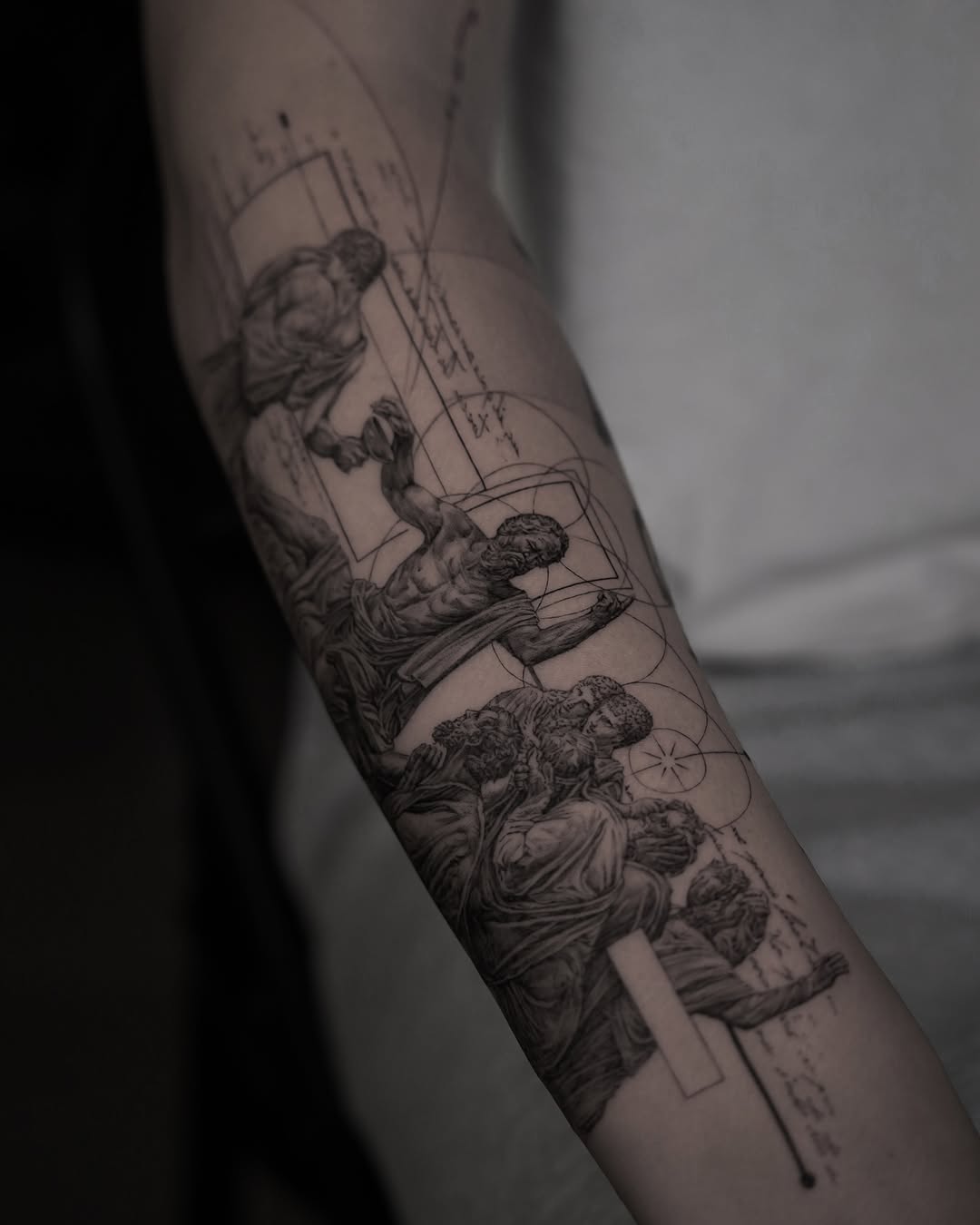 Tattoo by @the_devlintattoos โ realism, geometric