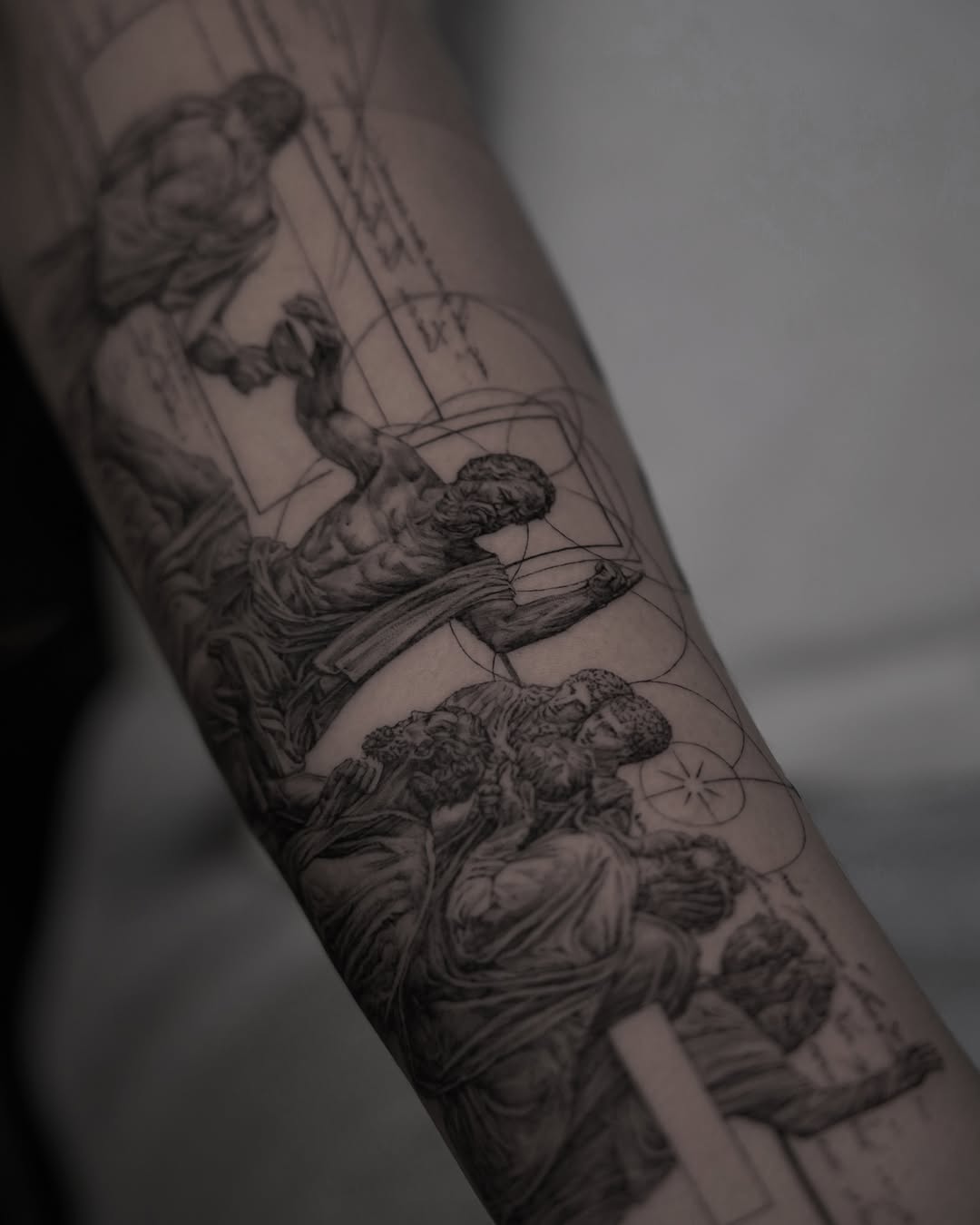 Tattoo by @the_devlintattoos โ realism, black_and_grey