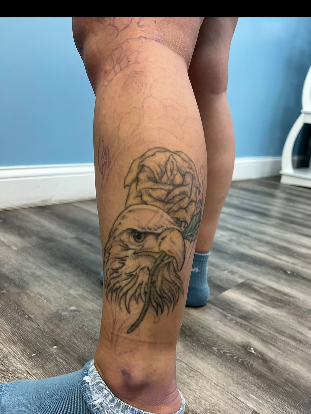 Tattoo by @fanaa_tattoos — realism, black_and_grey