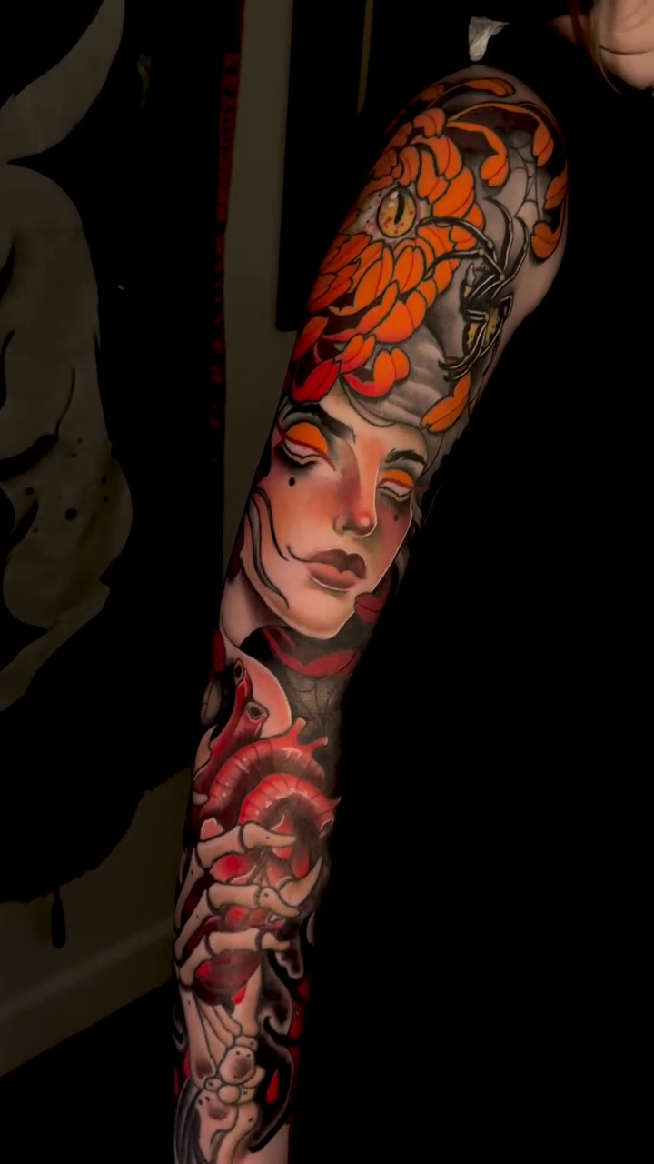 Tattoo by @copperbunnyink โ japanese_irezumi, neo_traditional