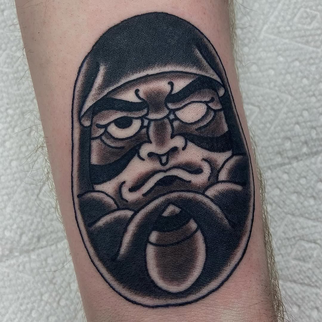 Tattoo by @vinnietatts — japanese_irezumi, black_and_grey