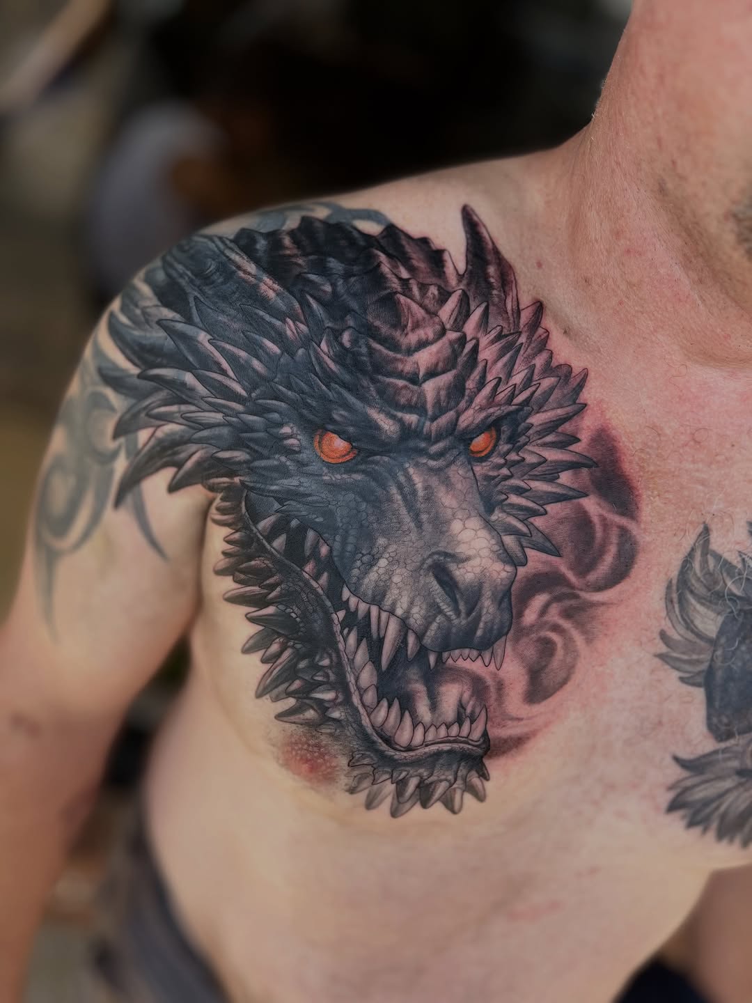 Tattoo by @wildroottattoo — realism, black_and_grey