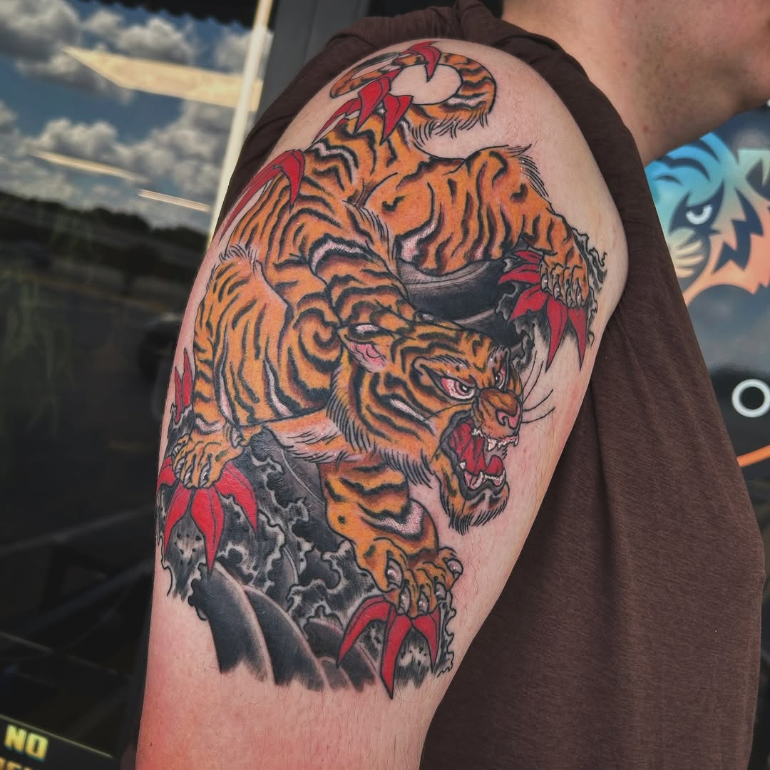 Tattoo by @iandclxvi — japanese_irezumi, black_and_grey