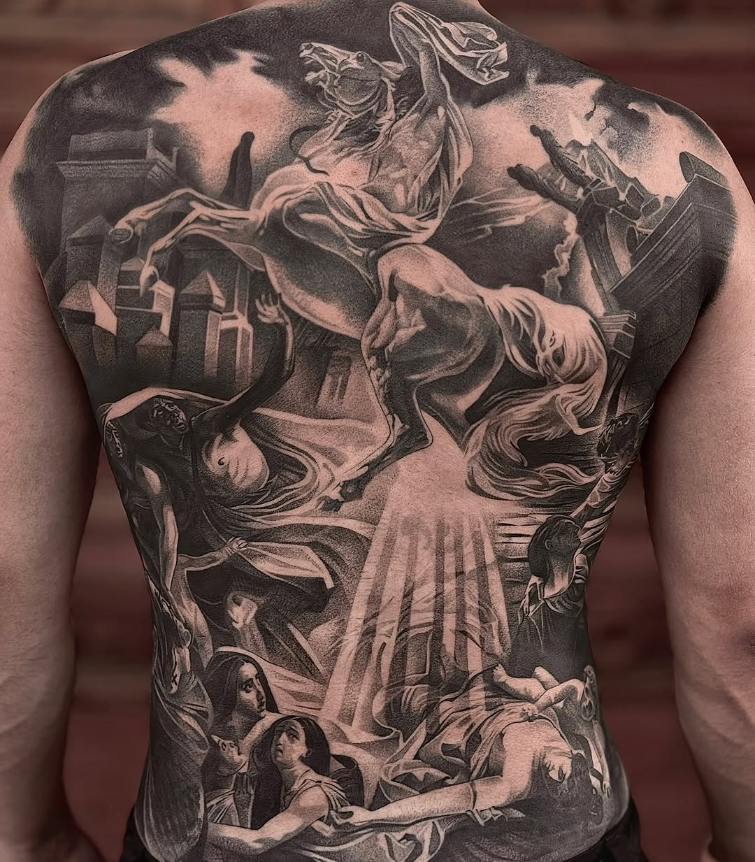 Tattoo by @lissfoxy β black_and_grey, realism