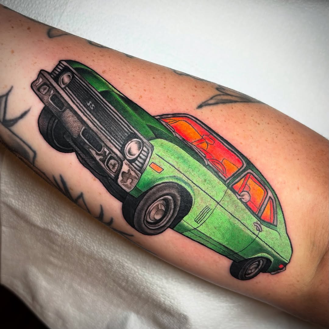 Tattoo by @tattoos.by.ang — realism, trash_polka