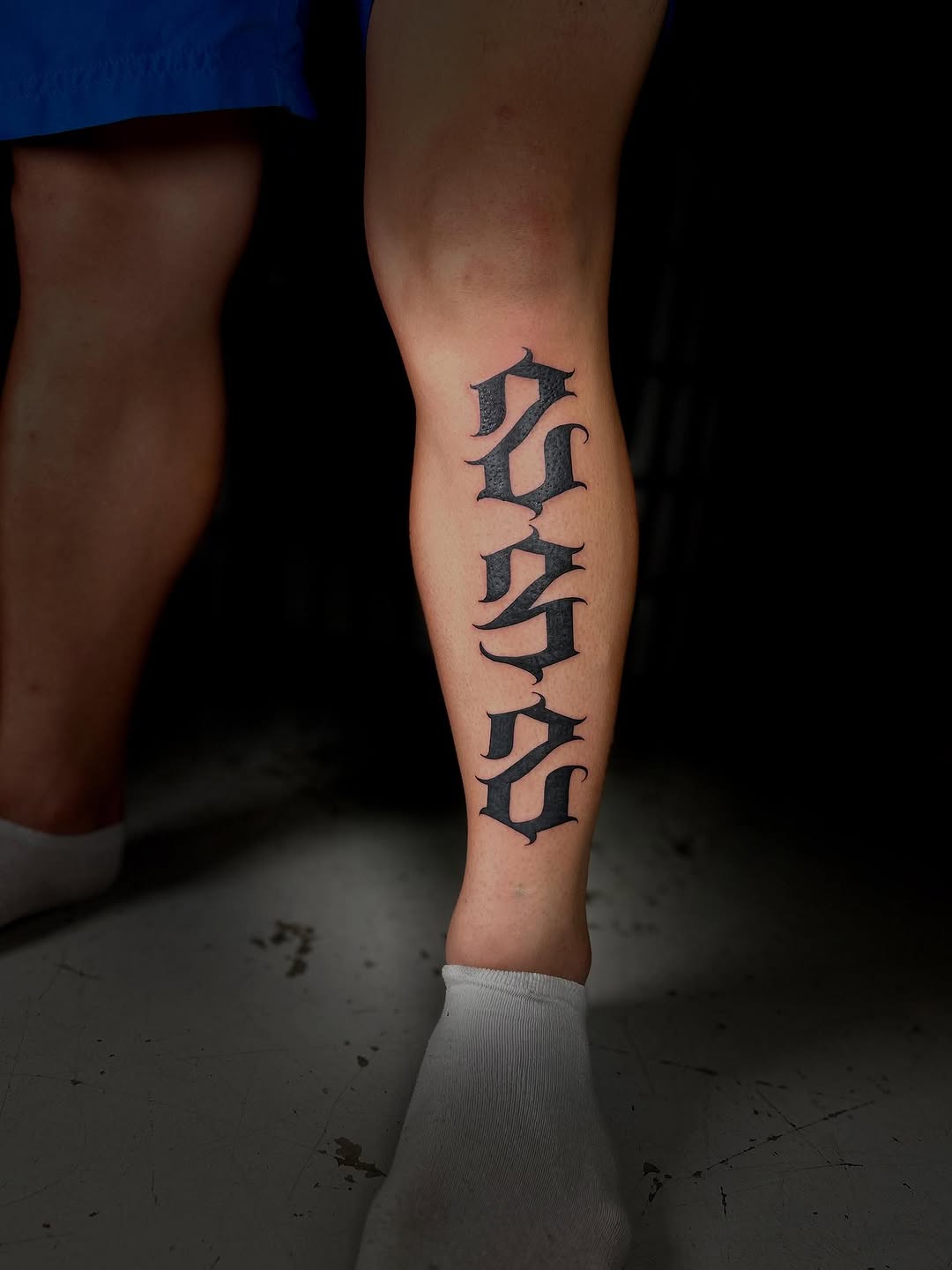 Tattoo by @ggstylestattoo — lettering_script, blackwork