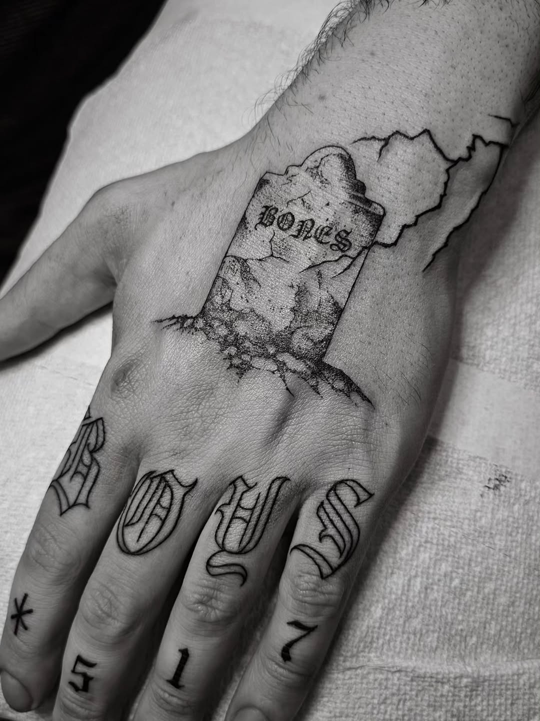 Tattoo by @tattoosbykelsi — blackwork, lettering_script