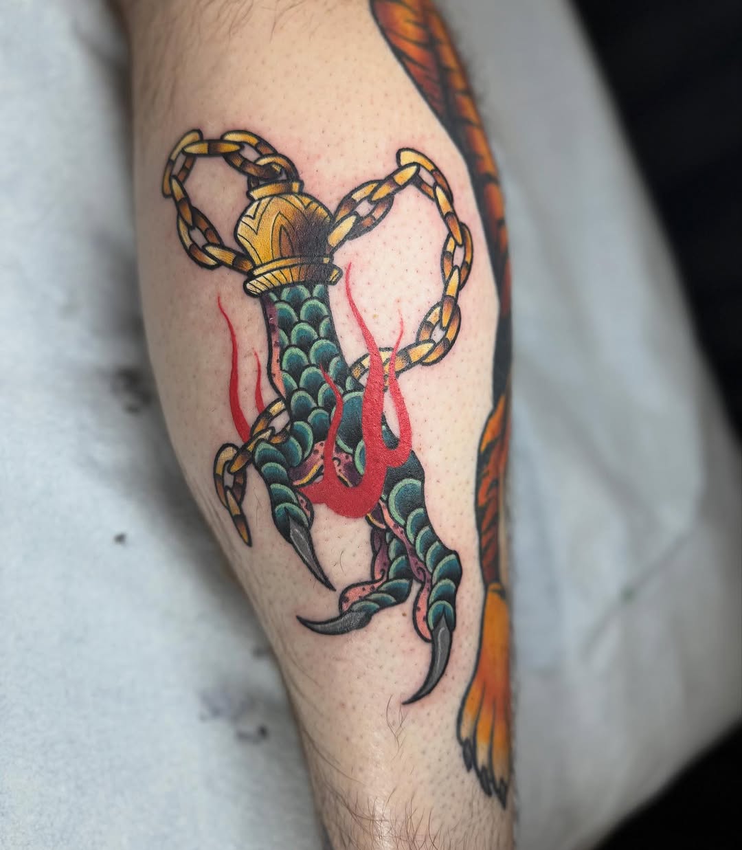 Tattoo by @hailyeahtattoos โ neo_traditional, japanese_irezumi