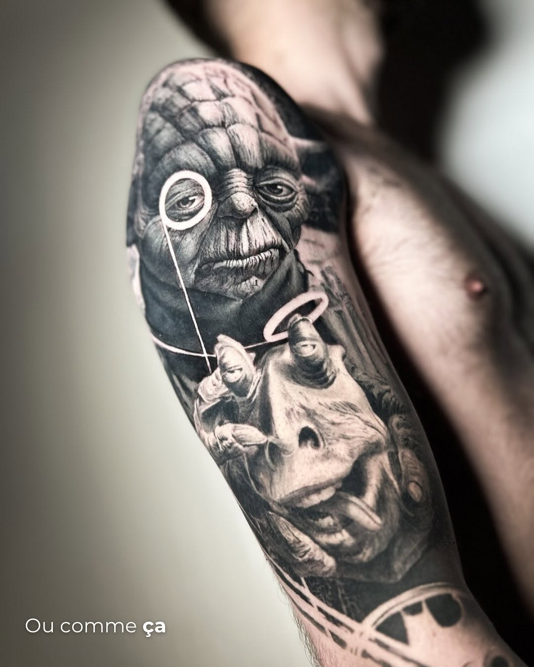 Tattoo by @eltche_artiste — realism, black_and_grey