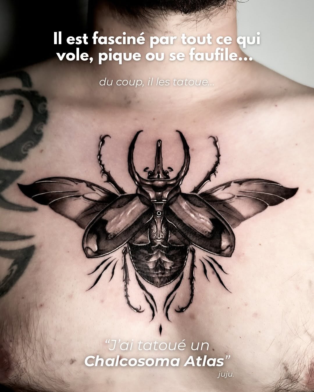 Tattoo by @eltche_artiste — realism, black_and_grey