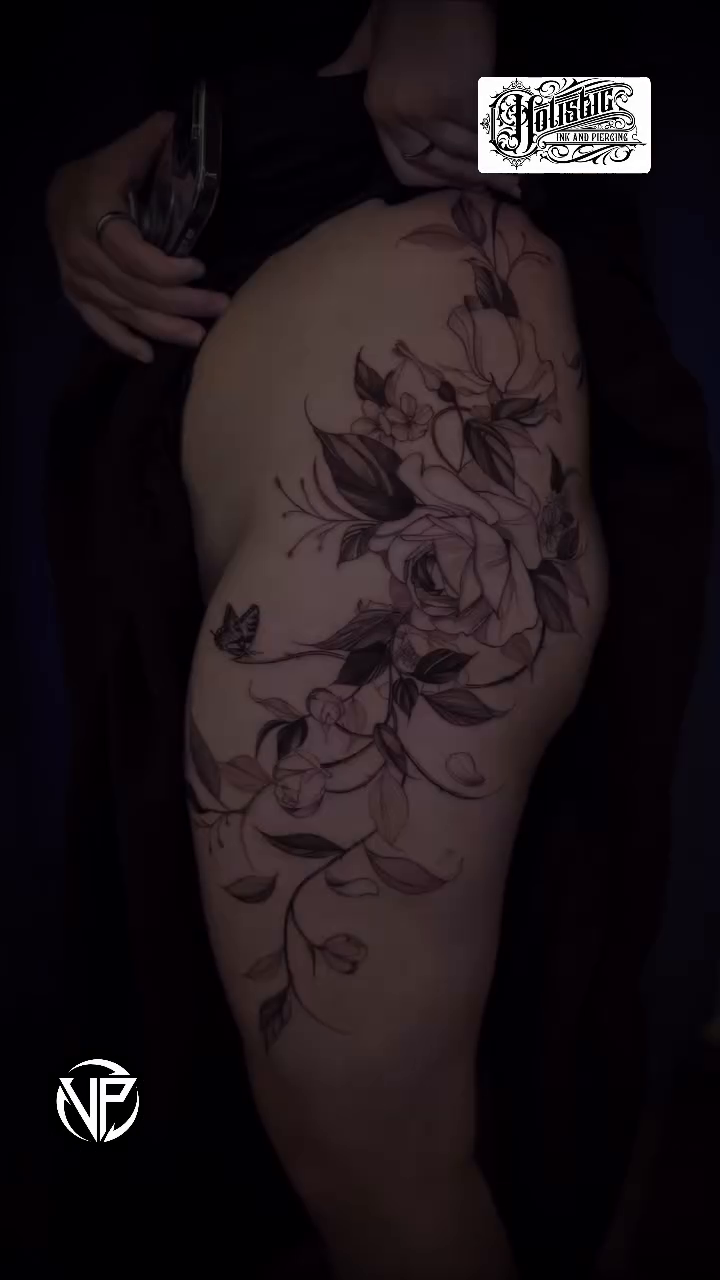 Tattoo by @vu.holistic — fine_line, black_and_grey